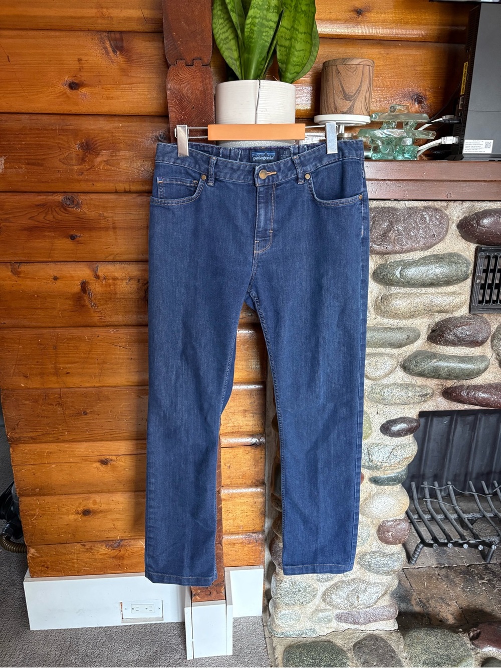 Patagonia Straight Regular Dark Wash Jeans Size 31 Organic Cotton Denim